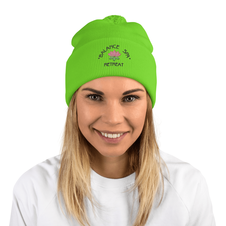Anuri Pom-Pom Knit Hat – unisex cold-weather beanie for casual everyday wear