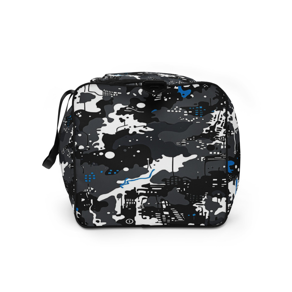 Shop the spacious Urban Camo Duffle Bag. Perfect for travel, gym, or daily errands.