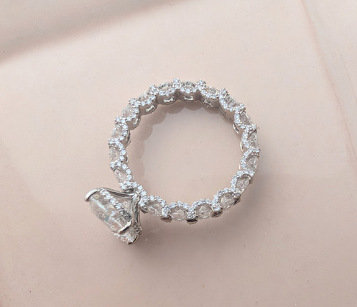 (Sold) 4.08 ct IGI Certified Oval Brilliant Ring