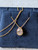 2.12ct Pear Lab Grown Diamond Solitaire Necklace 18in Chain 10K Gold Bezel Pendant, Everyday Wear
