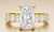 Radiant Lab Diamond, IGI 4ctw Emerald Eternity Band 14K