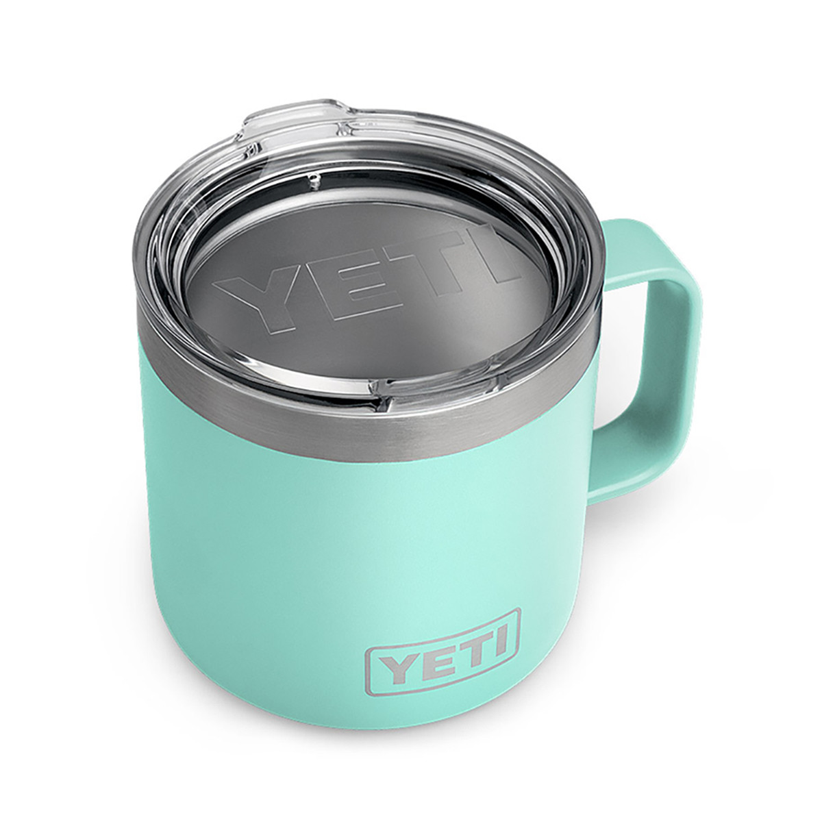 yeti rambler 14 oz mug seafoam