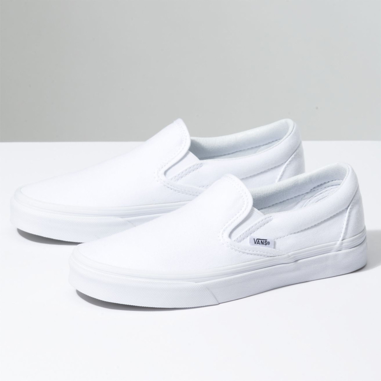 classic slip on true white