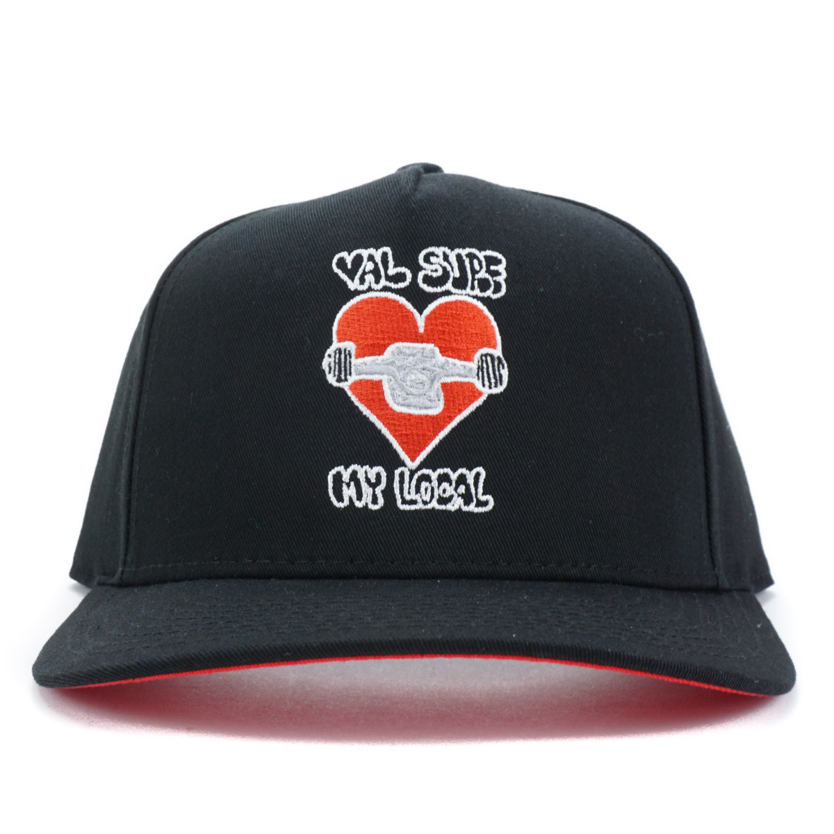My Local Hat - Black/Red - Val Surf