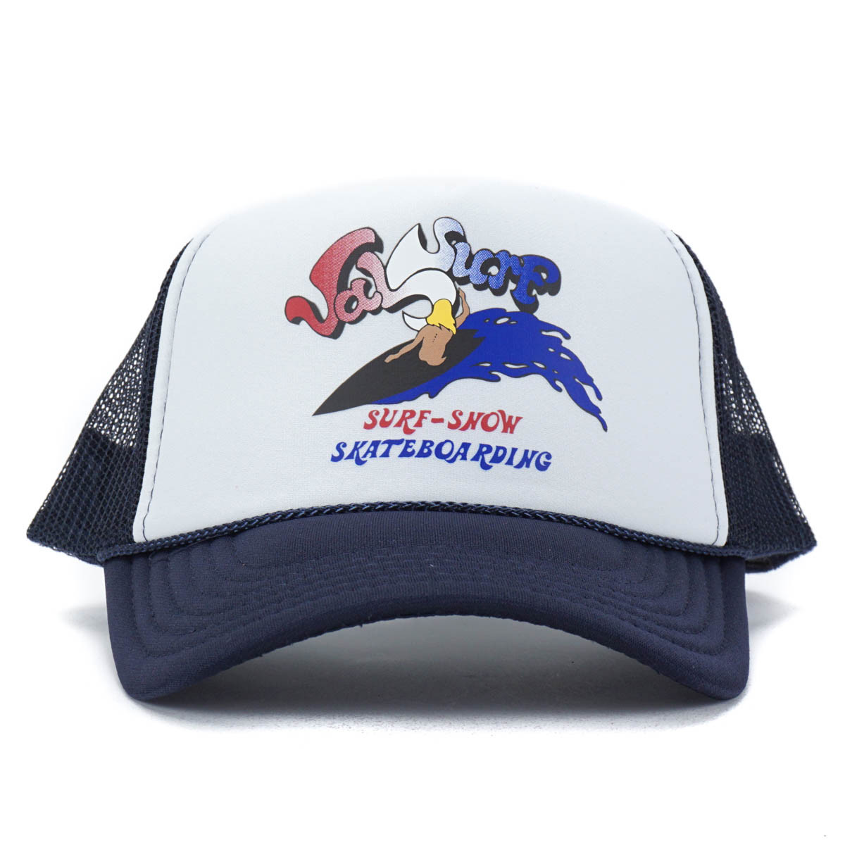Vintage Surf Logo Adult Hat - Navy 