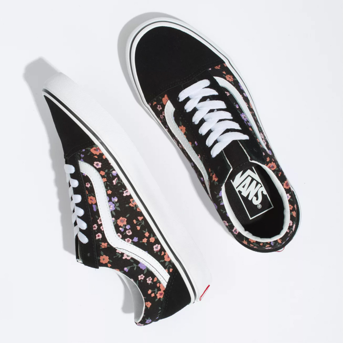 vans ditsy floral old skool womens shoes
