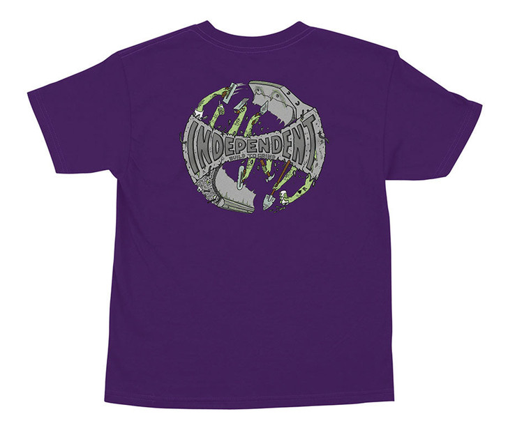 Youth Build To Grind S/S Tee - Purple
