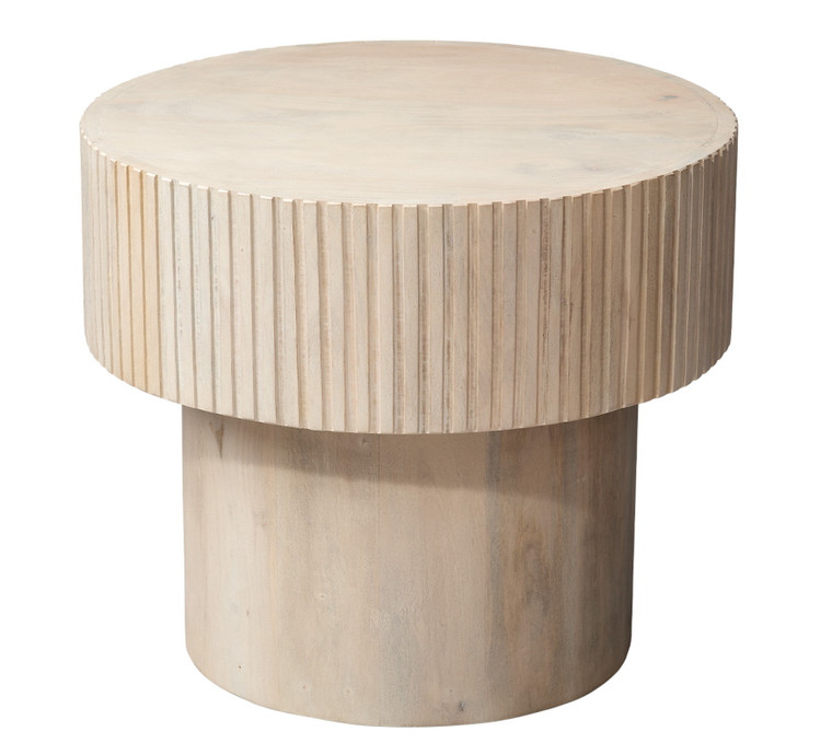 Jamie Young Notch Round Side Table 20NOTC-RNBW