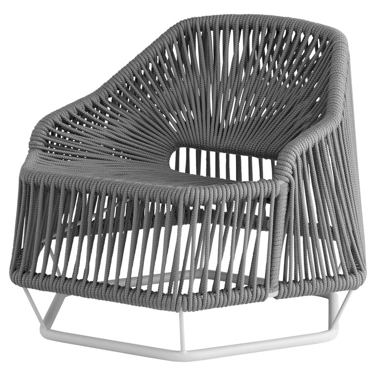 Cyan Design Hexagon Arm Chair Grey 11822