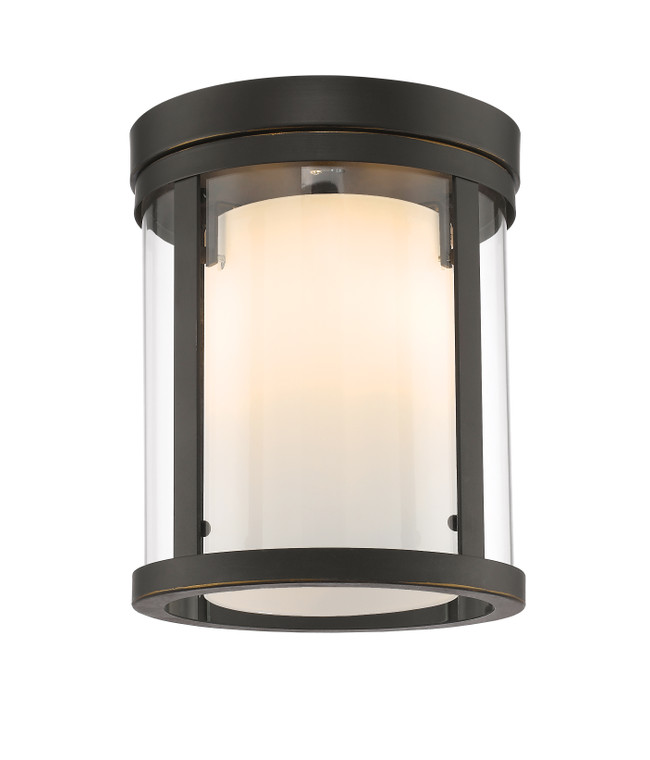 Z-Lite Willow Flush Mount in Olde Bronze 426F-OB