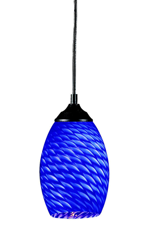 Z-Lite Jazz Mini Pendant in Sand Black 131-BLUE