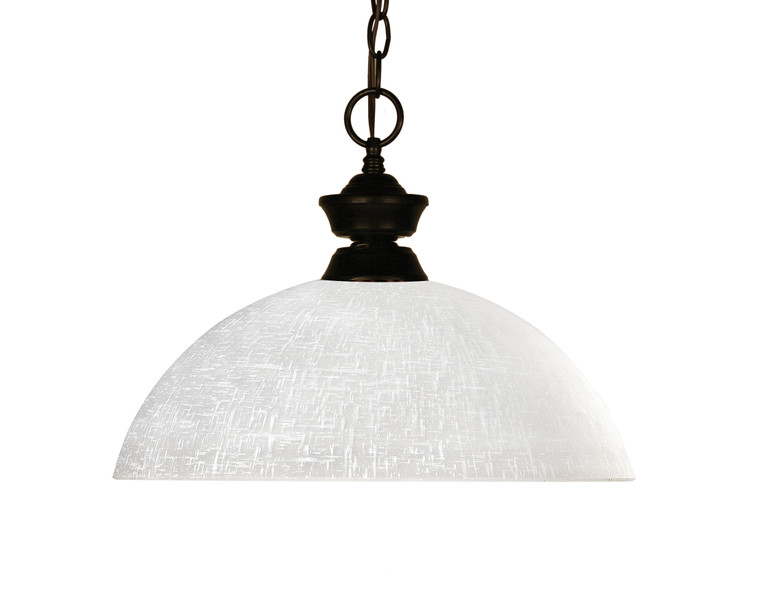 Z-Lite Riviera Pendant in Bronze 100701BRZ-DWL14