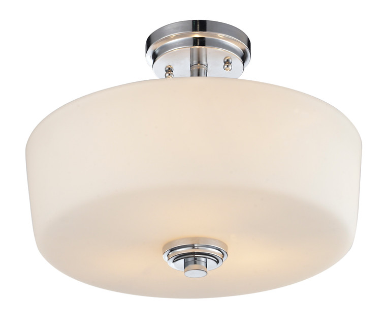 Z-Lite Lamina Semi Flush Mount in Chrome  225SF