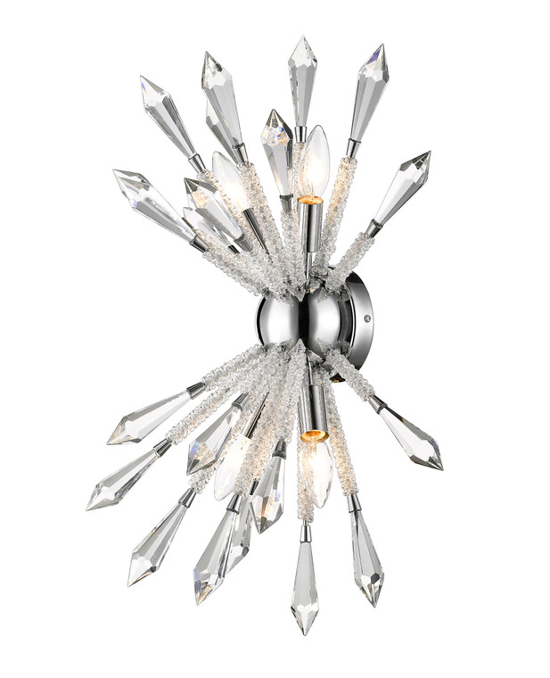 Z-Lite Soleia Wall Sconce in Chrome  4002-4S