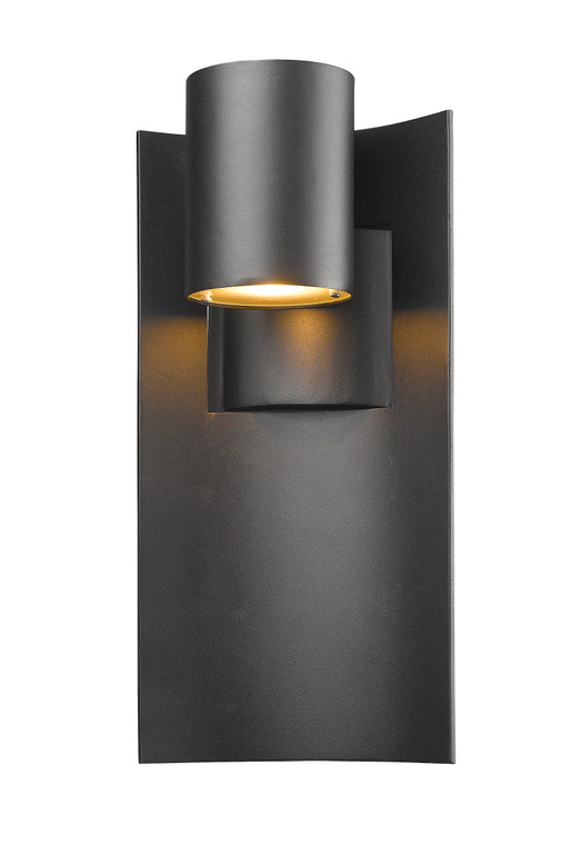 Z-Lite Amador  Outdoor Wall Sconce in Black 559M-BK-LED