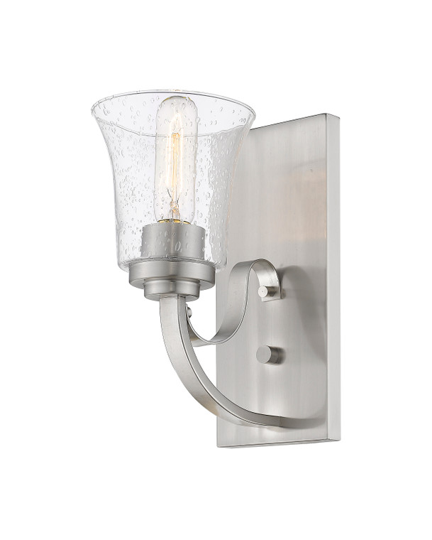 Z-Lite Halliwell  Wall Sconce in Brushed Nickel 461-1S-BN