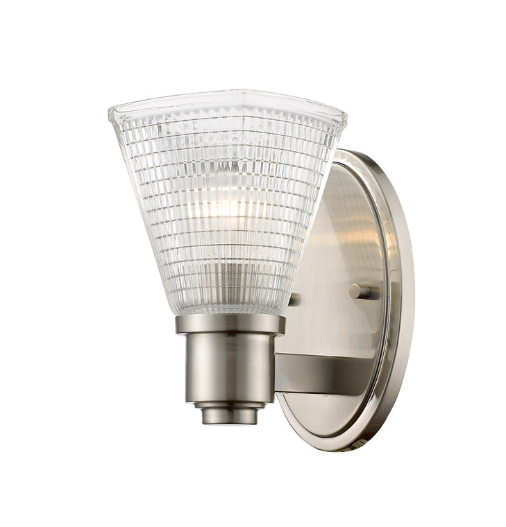 Z-Lite Intrepid Wall Sconce in Brushed Nickel 449-1S-BN