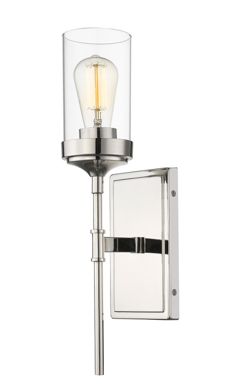 Z-Lite Calliope Wall Sconce in Polished Nickel 617-1S-PN