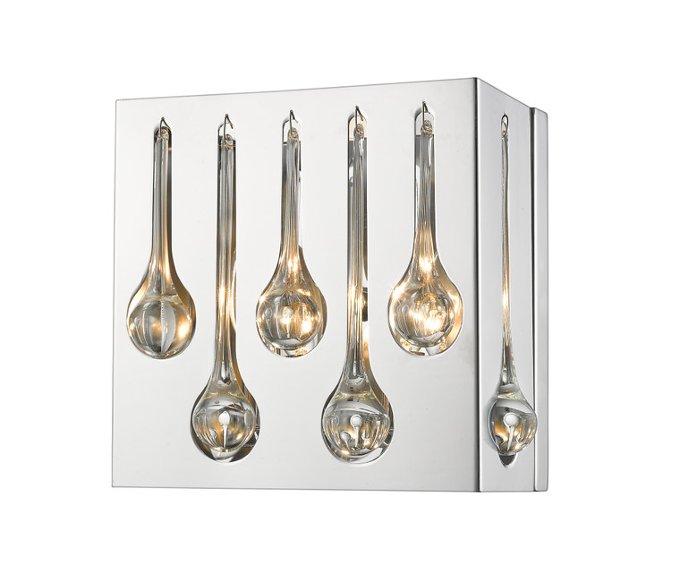 Z-Lite Oberon Wall Sconce in Chrome  453SQ2S-CH