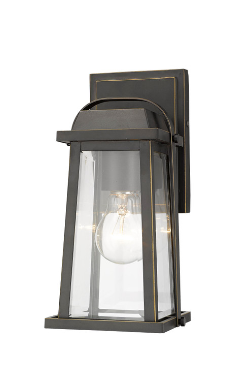 Z-Lite Millworks Outdoor Wall Sconce in Oil Rubbed Bronze 574S-ORB
