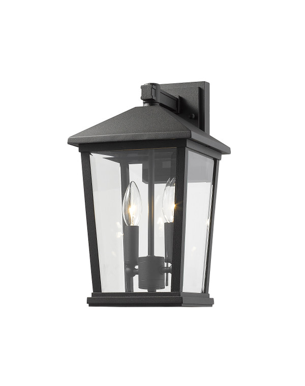 Z-Lite Beacon Outdoor Wall Sconce in Black 568M-BK