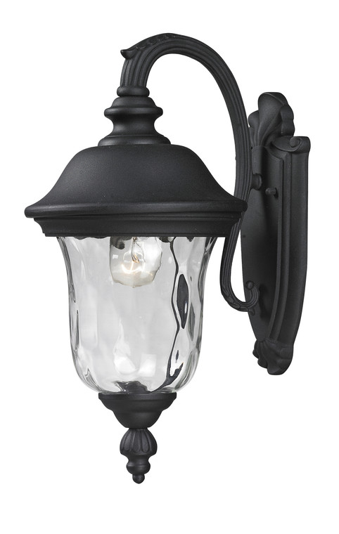 Z-Lite Armstrong Outdoor Wall Sconce in Black 534S-BK