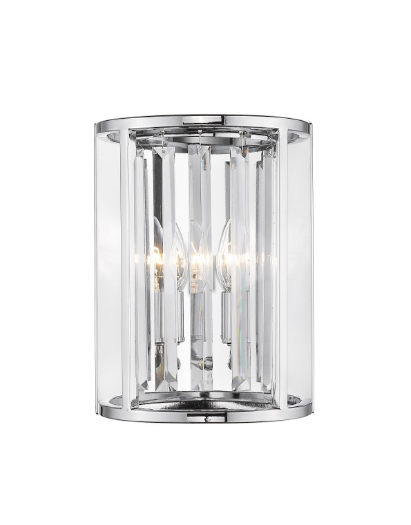 Z-Lite Monarch Wall Sconce in Chrome 439-2S-CH