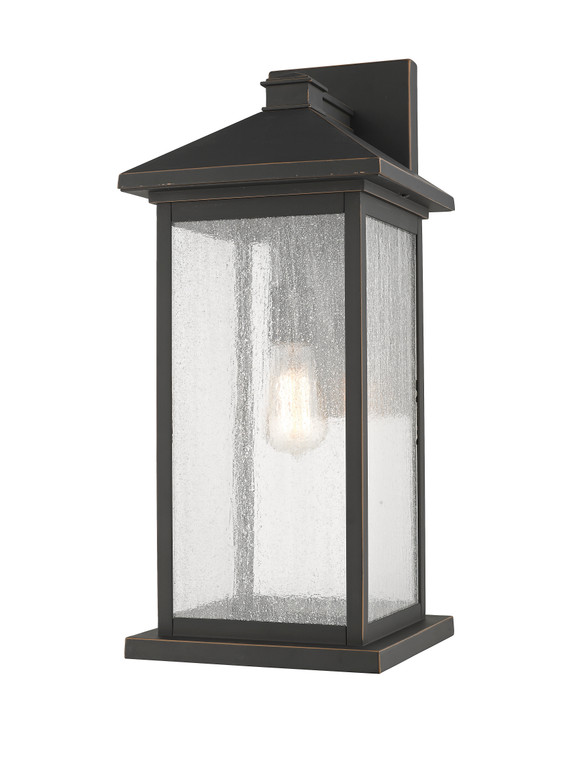 Z-Lite Portland Outdoor Wall Sconce in Oil Rubbed Bronze 531BXL-ORB