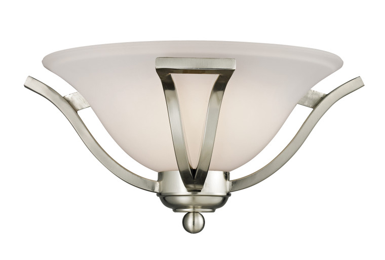 Z-Lite Lagoon Wall Sconce in Brushed Nickel 704-1S-BN