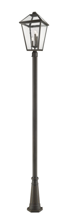Z-Lite Talbot Outdoor Post Mounted Fixture in Rubbed Bronze 579PHXLR-519P-ORB