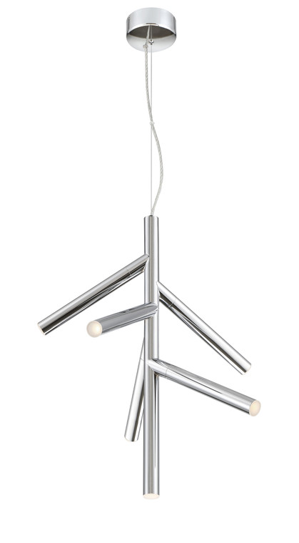 Z-Lite Forest Pendant in Chrome 917-6CH-LED