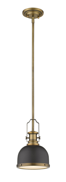 Z-Lite Melange Mini Pendant in Bronze + Heritage Brass 725MP-BRZ+HBR