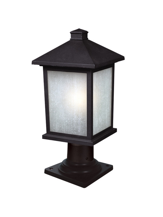 Z-Lite Holbrook Outdoor Pier Mounted Fixture in Black 507PHM-533PM-BK