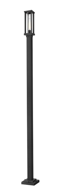 Z-Lite Glenwood Outdoor Post Mounted Fixture in Black 586PHMS-536P-BK
