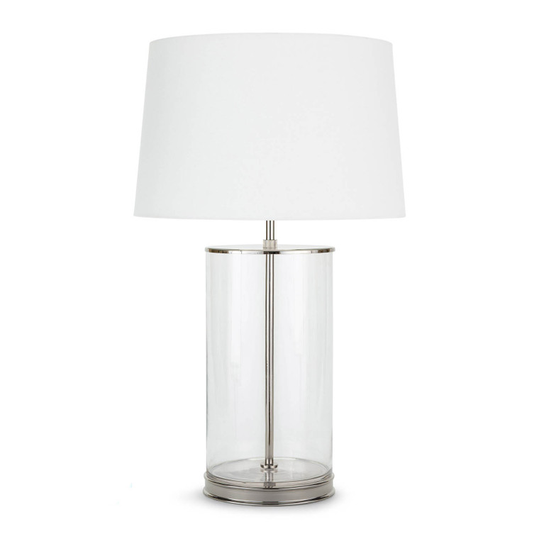 Coastal Living Magelian Glass Table Lamp (Polished Nickel) 13-1438PN