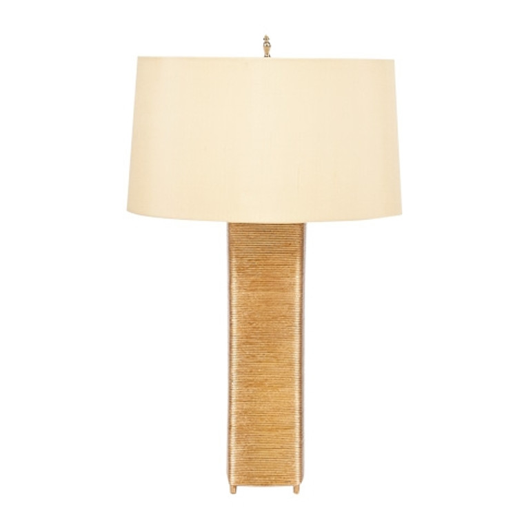 Worlds Away Wrapt Gold Leafed Lamp WRAPT G