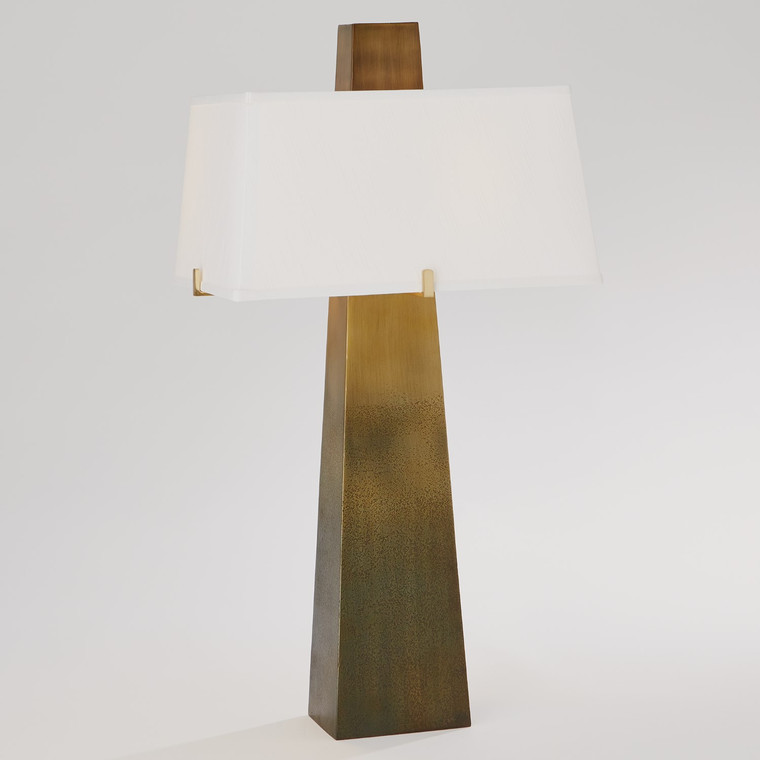 Global Views Stoic Lamp Ombre Brass 7.90946