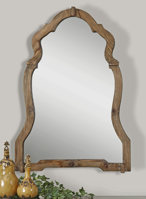 Uttermost Agustin Light Walnut Mirror 07632