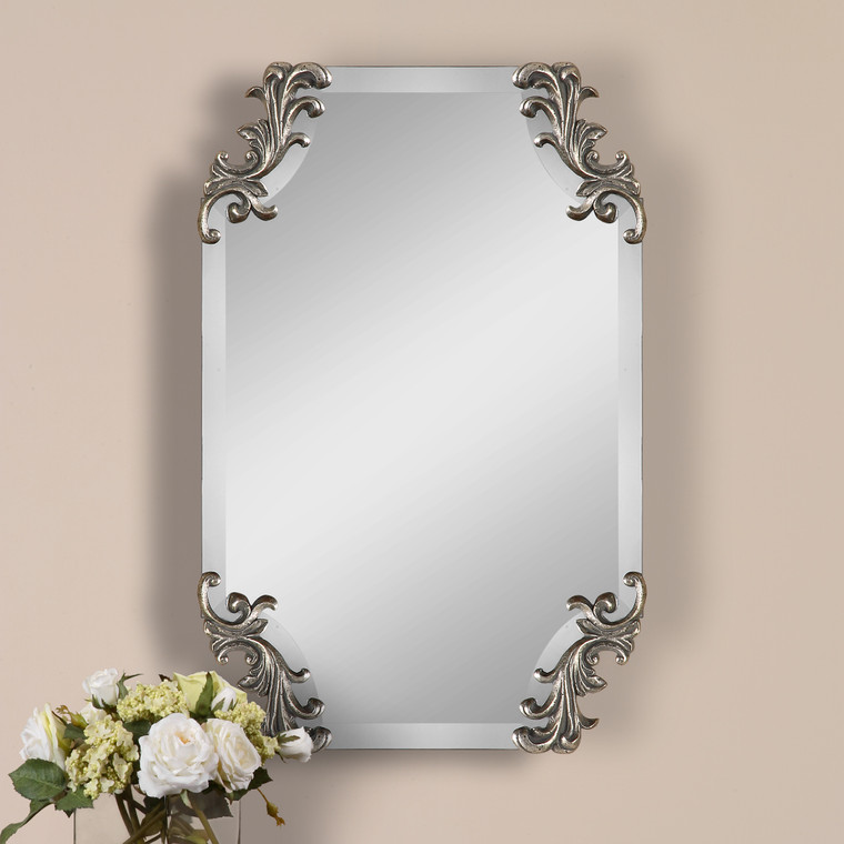 Uttermost Andretta Baroque Silver Mirror 08087