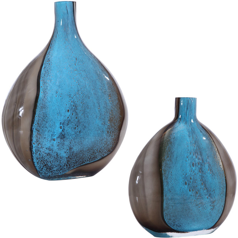 Uttermost Adrie Art Glass Vases S/2 17741