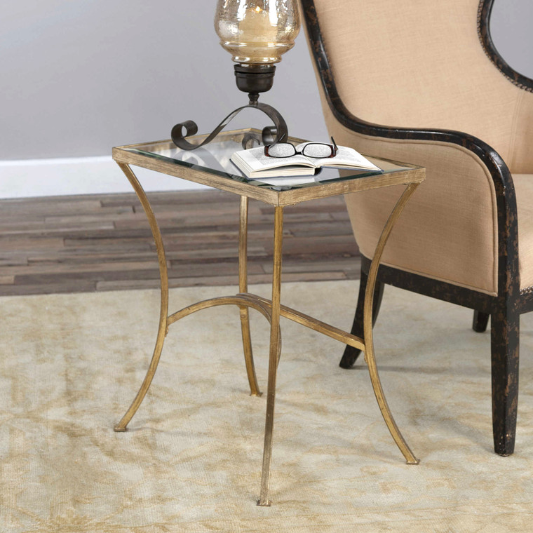 Uttermost Alayna Gold End Table 24641