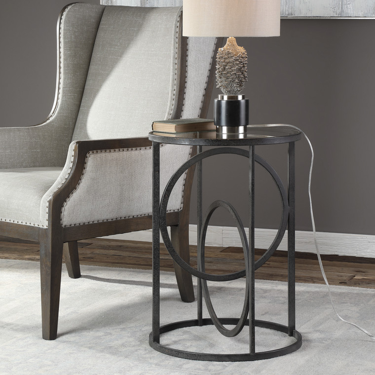 Uttermost Lucien Iron Accent Table 24809