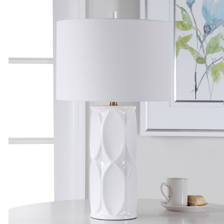 Uttermost Sinclair White Table Lamp 28342-1