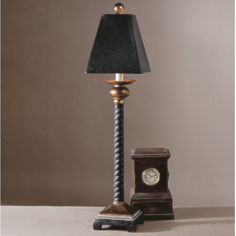 Uttermost Bellcord Black Buffet Lamp 29007