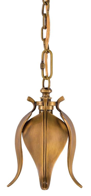 Currey & Co. Iota Brass Pendant 9000-0347