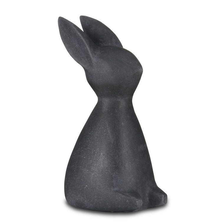 Currey & Co. Black Marble Rabbit 1200-0655