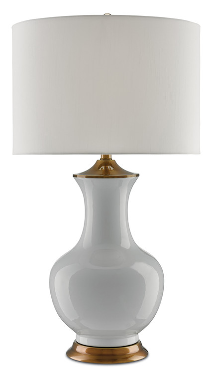 Currey & Co. Lilou White Table Lamp 6000-0020