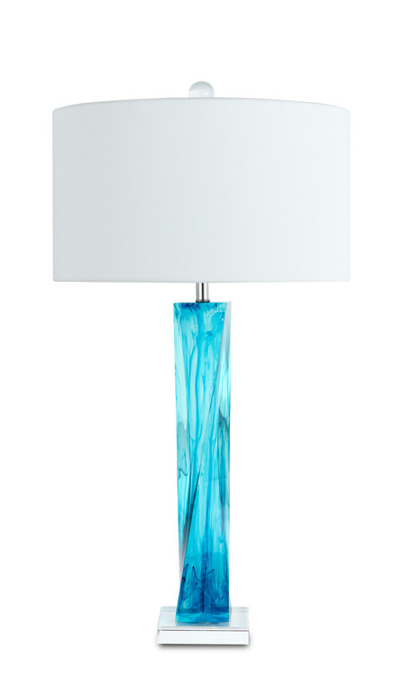 Currey & Co. Chatto Blue Table Lamp 6000-0747
