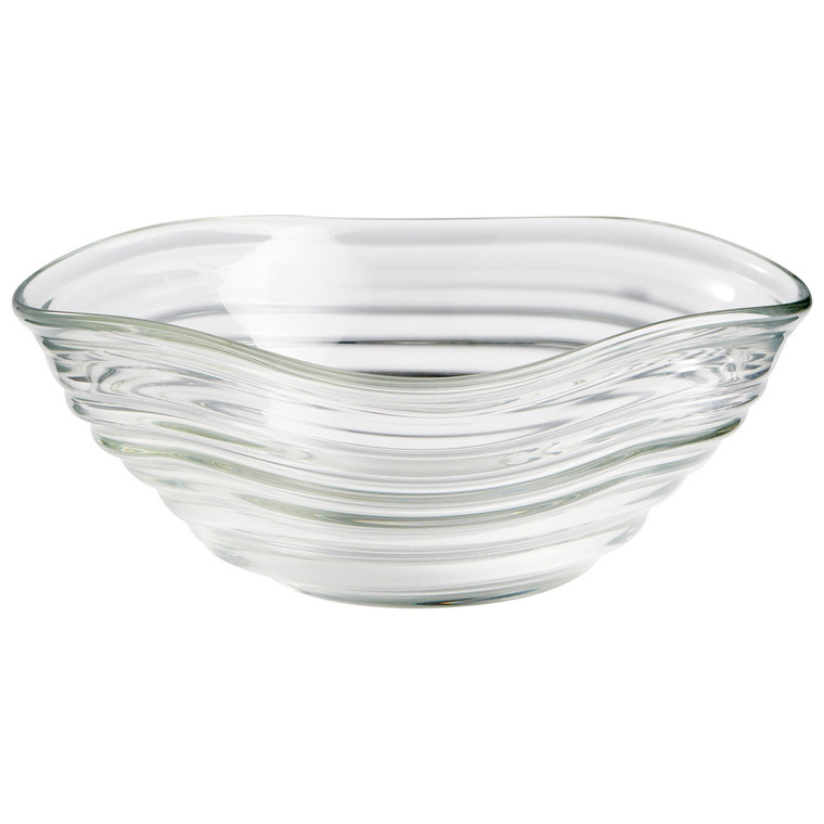 Cyan Design Wavelet Bowl Clear - Large 10022