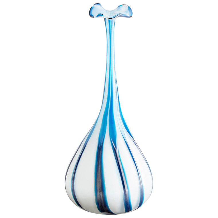 Cyan Design Dulcet Vase Blue And White - Large 10026